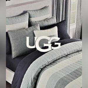 UGG Tideline Standard Pillow Sham 2 Pc set 20 In x 26 In Succulent / Desert Blue